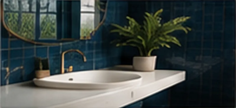 Atlantic tiles in an interior