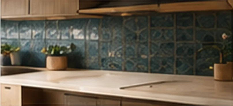 Atlantic tiles in an interior